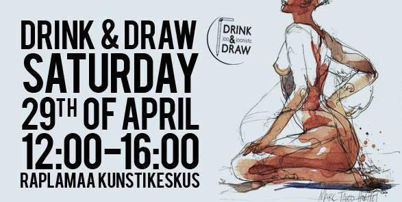 Drink & Draw on tour in Rapla