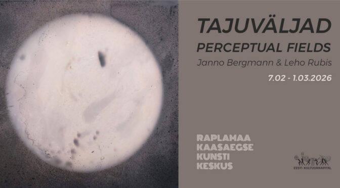 Janno Bergmanni ja Leho Rubise näitus “Tajuväljad”